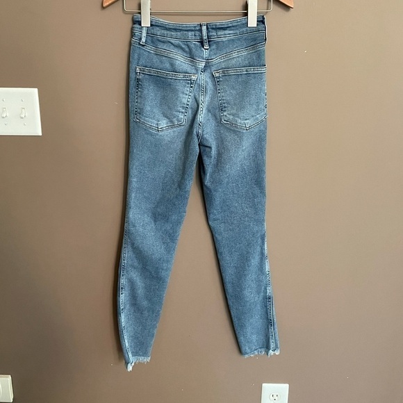 Free People Raw High‎ Rise Jeggings in Indigo Size 27 - Picture 5 of 8